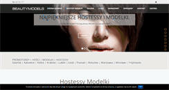 Desktop Screenshot of beautymodels.pl
